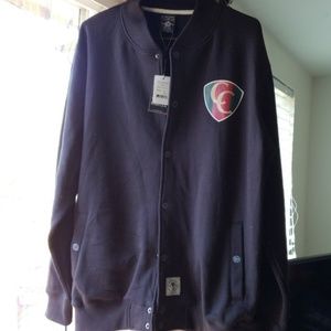 Crooks and Castles men's knit jacket